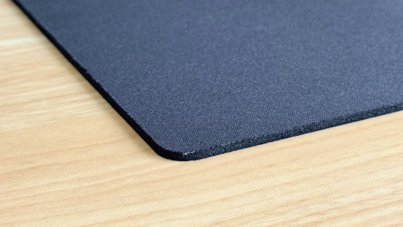 G640のエッジは切りっぱなし。