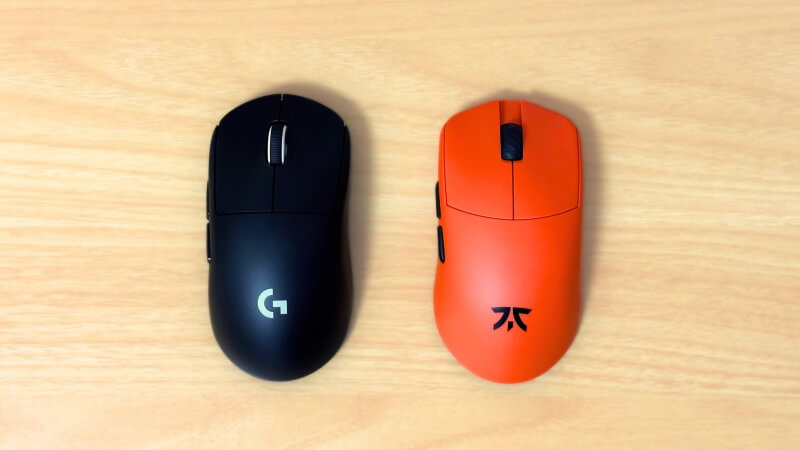 LAMZU MAYA XとLogicool G Pro X Superlight 2の比較