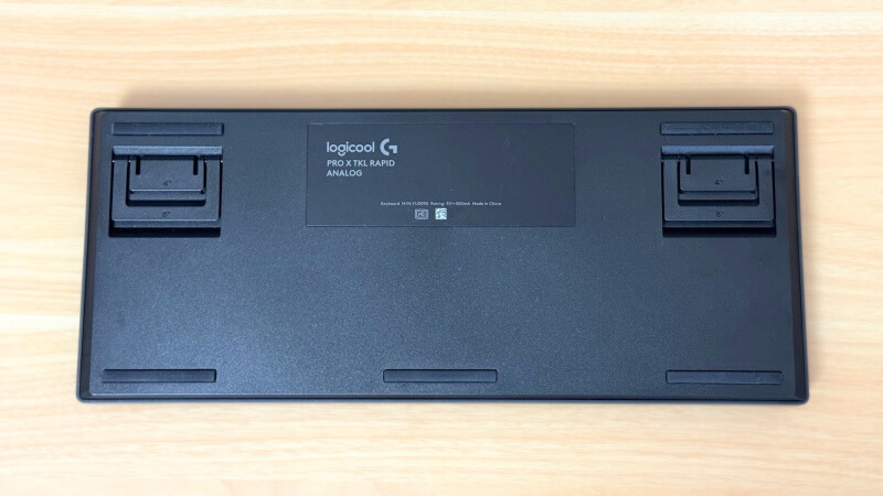 G PRO X TKL RAPIDの背面。