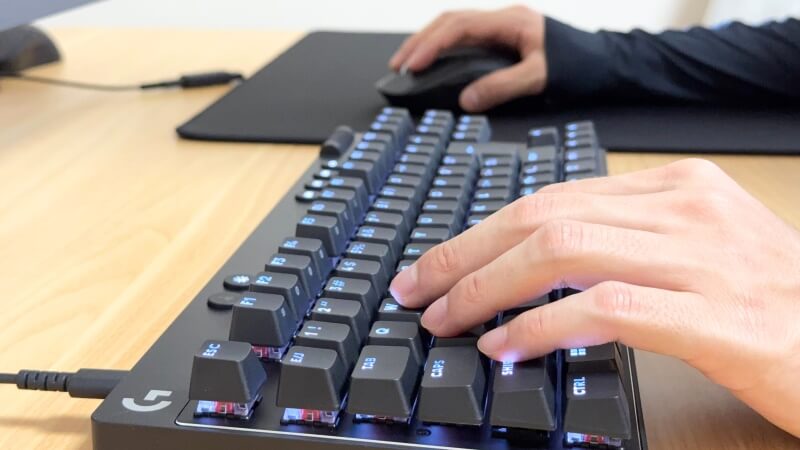 G PRO X TKL RAPIDの使用感。
