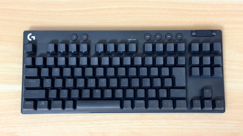 G PRO X TKL RAPIDの正面デザイン。