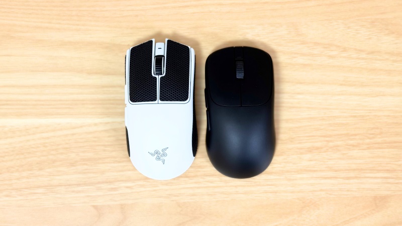 INZONE Mouse-Aはviper v3 proを比べると、全長が短い。